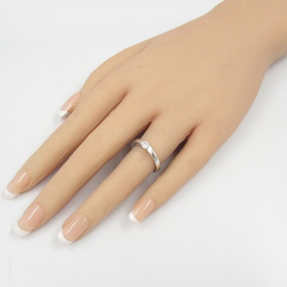 CARTIER 18k White Gold Diamond Ring - Picture 8 of 8